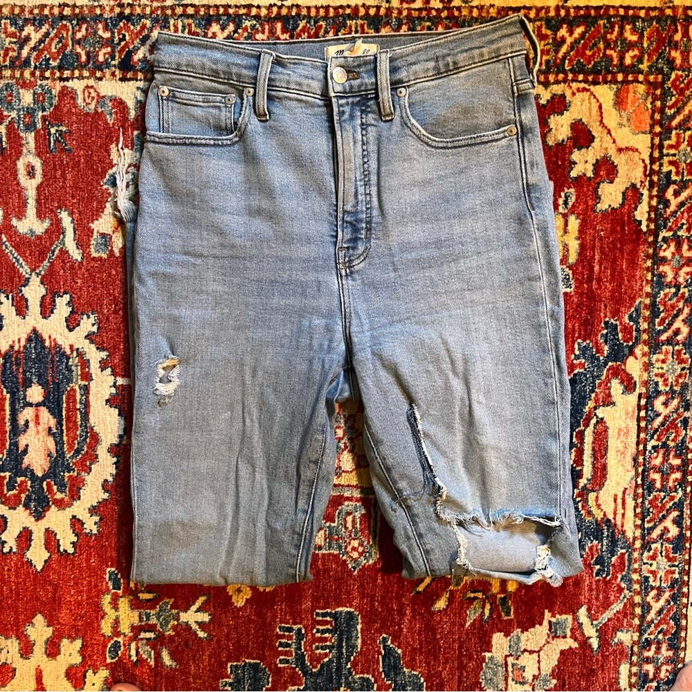 Madewell Light Distressed Perfect Vintage Jean, Size 28